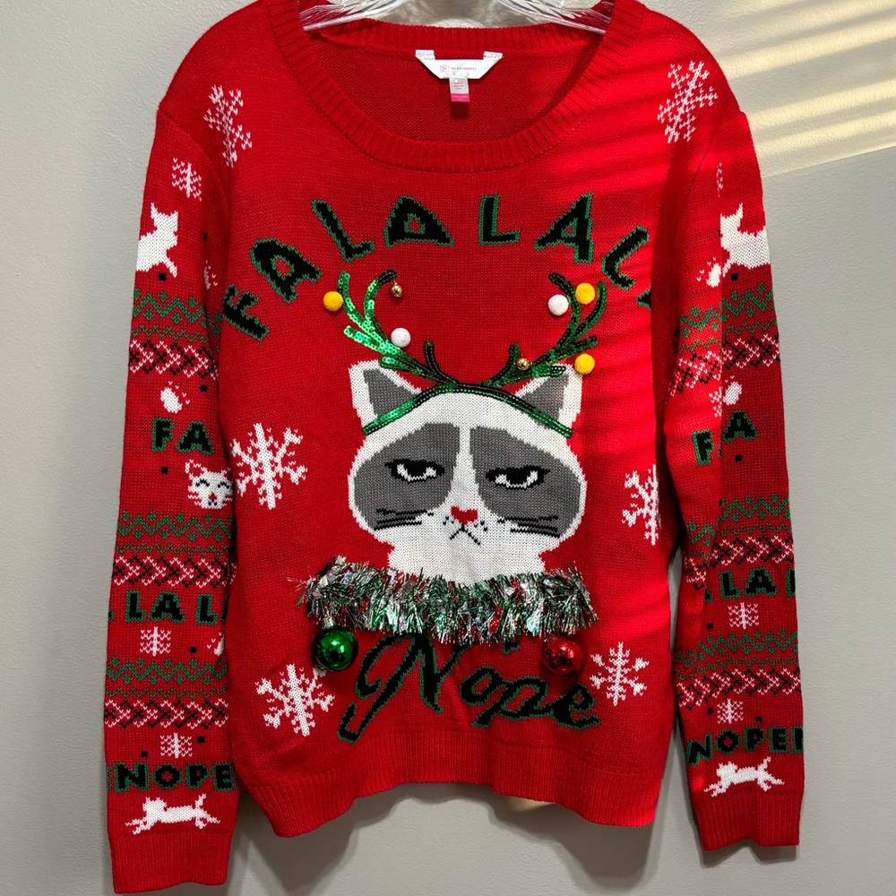 Grumpy Cat Ugly Christmas Sweater